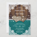 Search for burlap and lace wedding invitations Country