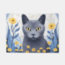 Search for russian doormats Russian blue cat