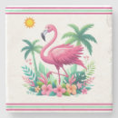 Search for pink flamingo coasters Tropical
