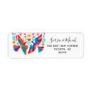 Search for engagement return address labels Modern