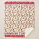 Search for gingerbread man blankets Xmas