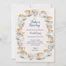 Search for baby is brewing tea invitations Watercolor