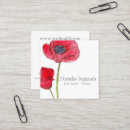 Search for poppy business cards Red poppies