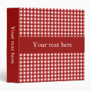 Search for red binders Striped