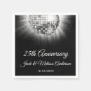 Search for 25th anniversary napkins Sparkle