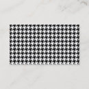Search for houndstooth business cards fashion