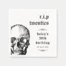 Search for funny birthday napkins black and white