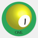 Search for number 1 stickers Yellow
