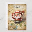 Search for maps christmas cards Santa claus