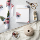 Search for vintage christmas car wrapping paper Tree