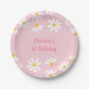 Search for daisy paper plates Daisy first birthday
