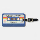 Search for cassette tape luggage tags Funny