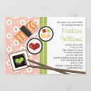 Search for japanese bridal shower invitations Wasabi