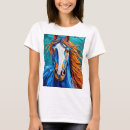 Search for stained glass tshirts Horse