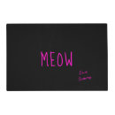 Search for funny cat mats Meow