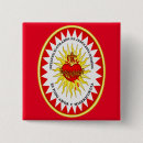 Search for sacred heart buttons Jesus