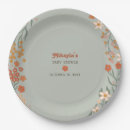 Search for burnt orange plates Whimsical baby shower