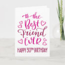 Search for female 30th birthday cards Pink
