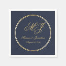 Search for navy and gold napkins Calligraphy