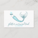 Search for mermaid business cards Teal