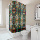 Search for stained glass shower curtains Butterfly
