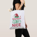 Search for holiday tote bags Santa