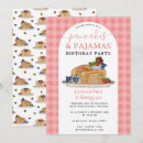 Search for pancakes and pajamas birthday invitations Brunch