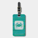 Search for crab luggage tags Nautical