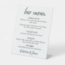 Search for bar menus Sophisticated