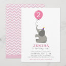 Search for elephant birthday invitations Simple
