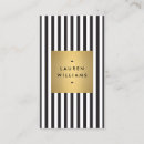 Search for black and white stripes business cards Hair stylist