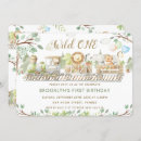 Search for african safari baby shower invitations Wild one