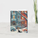 Search for retro cat christmas cards Message