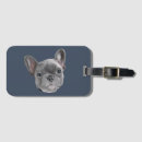 Search for french bulldog luggage tags Frenchie