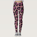 Search for pink leopard print leggings Black