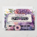 Search for cassette tape save the dates Retro music