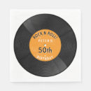 Search for rock roll napkins Vintage