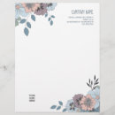 Search for floral letterhead Name and address