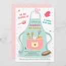Search for cooking birthday invitations Little chef