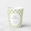 Search for green paper cups Baby shower