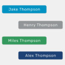 Search for name kids labels Modern