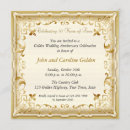 Search for 50th anniversary invitation postcards Cream