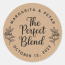 Search for the perfect blend wedding stickers Coffee