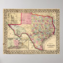 Search for texas counties map posters Relief