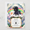 Search for the black unicorn invitations Simple