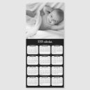 Search for business card calendars Black and white