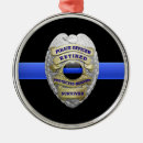 Search for thin blue line ornaments Retirement