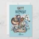 Search for cowgirl boots birthday cards Country