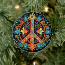 Search for peace sign ornaments Hippy