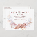 Search for seashells save the dates Beach